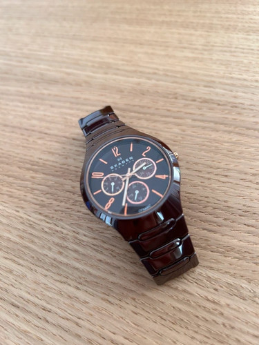 Skagen ceramic damenuhr quarz - ceramic,