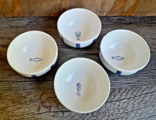 4er set deko schalen maritim - deko,