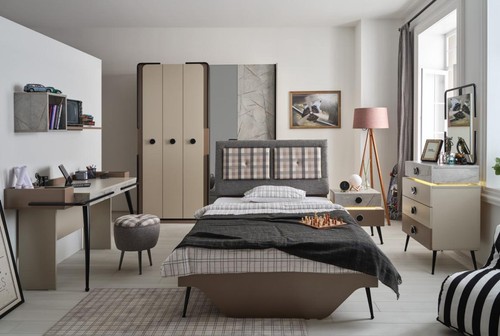 Modernes schlafzimmer - modernes,