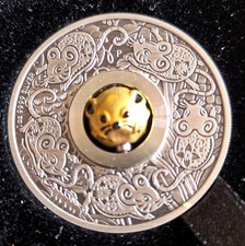 1oz Silber Australien Year of the Mouse 2020, Antique Finish, Auflage 3000 Stück