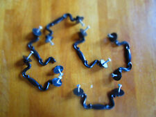 Möbelgriffe Schubladengriffe Hängegriffe antik Metallimitation, 6 Stück 