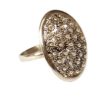 Ring Sterlingsilber flaches