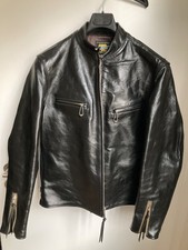Rainbow Country Speedster, Leather Jacket, Cafe Racer, Size 44, Neu