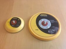 2 Mirka  Stützteller 125 mm und 77 mm Klettband  Ungelocht