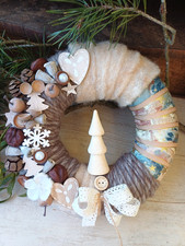 Winterlicher Türkranz aus