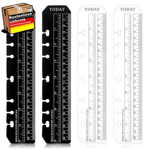 Lesezeichen lineal set - lesezeichen, 4