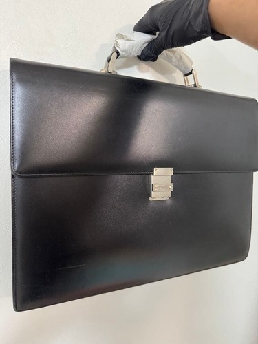 Montblanc schwarz leder - montblanc,