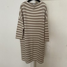 strickkleid damen von Rösch, NEU, mit Taschen, Gr. 46, mit 70% Baumwolle, Beige/