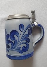 Bierkrug Zinndeckel Bierseidel