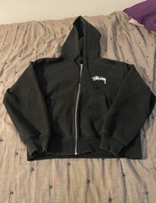Schwarzer Stüssy Zipper