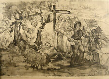 ALFRED KITZIG 1902 AHLEN - KREUTH / Radierung, handsigniert im Rahmen / 1931