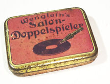Old Needle Box Wenglein Salon Doppelspieler Nadeldose Blechdose 