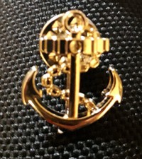 Anstecker Pin Anker Anchor Schiff  Segeln Marine Seefahrt go