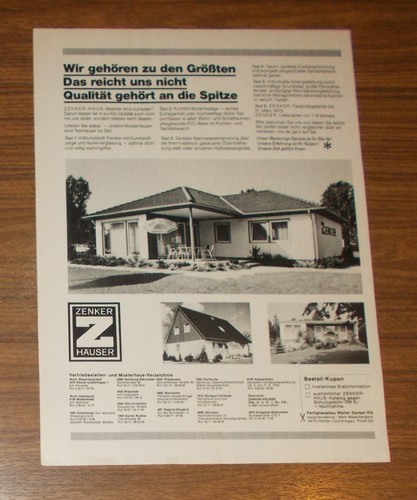 Seltene werbung zenker - seltene,