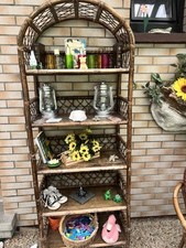 Rattanregal Bambus und oder Weidegeflecht aus den 60er / 70er oder 80er Jahren