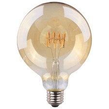 Müller-Licht LED Spiral Filament Globe G125 4W = 25W E27 Gold 245lm exrtra warm