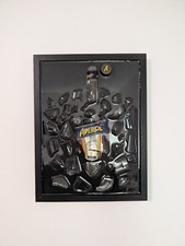 Zerbrochene Flasche - Aperol Bilderrahmen mit Flaschenscherben – Bardeko