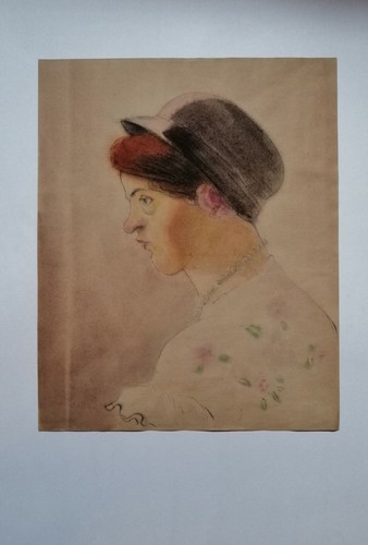 Karl enderlein aquarell dame - karl,