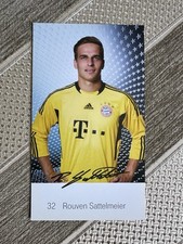 Rouven Sattelmeier FC Bayern München Autogramm AK