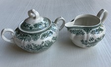 Zuckerdose und Milchkännchen von Villeroy und Boch Fasan Grün