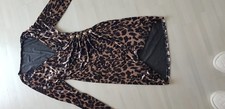 Leopard Leo Kleid Samt Gr. L