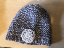 Selbstgestrickte Wollmütze Mütze damen Damenmütze Strickmütze 