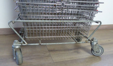 Rollwagen Transportroller Transportwagen Retro Transportwagen für Einkaufskörbe