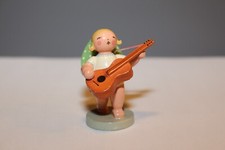 Engel mit Gitarre 650/38 von Wendt & Kühn Höhe 5-6 cm Helles Haar