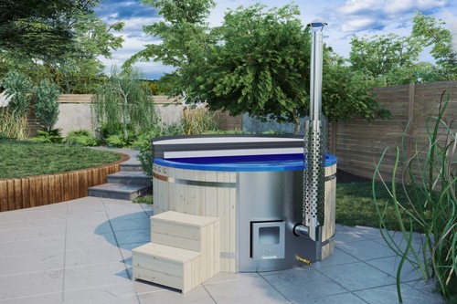 Badefass 225 xxl holzofen pool - badefass,