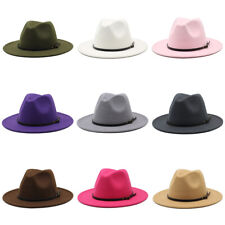Breite Krempe Filz Fedora Jazz