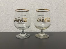 Vintage Coca-Cola Glas Schwenker 2er Set Original Sammlerstücke