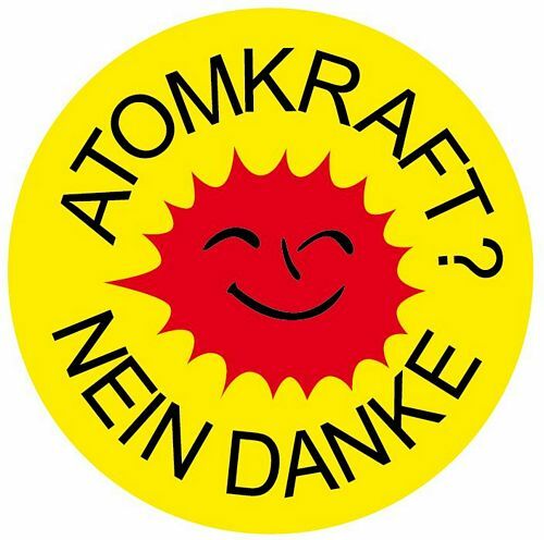 Aufkleber sticker atomkraft - sticker,