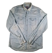 Replay Jeanshemd XL hellblau