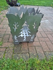 Feuerkorb/ Edelstahl 3mm Steckbar / Feuertonne / Edelstahl