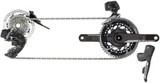 SRAM Red D1 AXS 12-fach Powergruppe mit Quarq PM Kettensatz