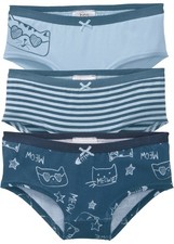 Mädchen-Panty Dreierpack Gr. 176/182 Kinder-Unterwäsche Slips Höschen Neu 0