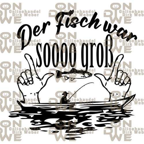 Aufkleber groß - "so,