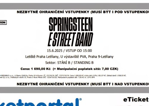 Bruce springsteen prag - bruce, prague
