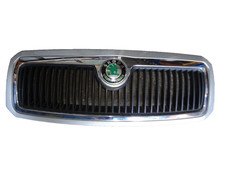 Kühlergrill Frontgrill 6Y0853668 silber LF7T Skoda Fabia 6Y Combi