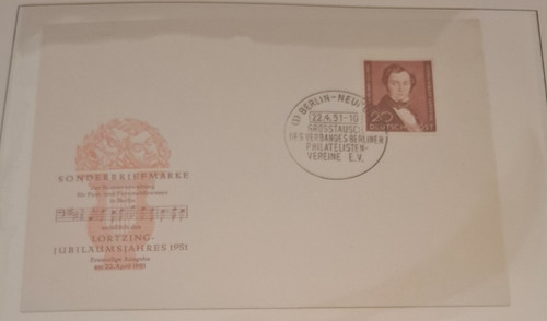 Berlin 74 fdc - berlin, mi.