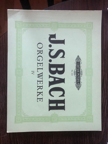 Orgelnoten bach orgelwerke - orgelnoten,