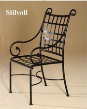 4 metalle Gartenstuhle Terasse Garten Stuhle Sessel Gartenmobel 