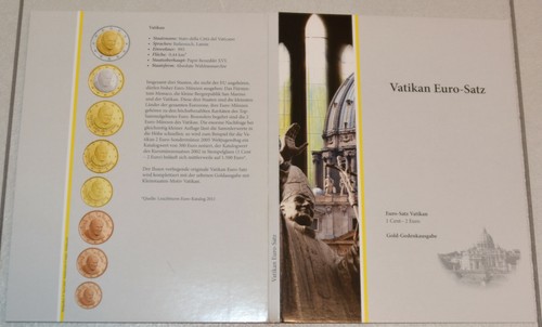 Münzfolder für ksm vatikan - ksm,