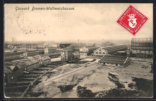 Bremen woltmershausen gaswerk - bremen-woltmershausen,,