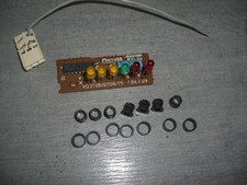  Austeuerungsanzeige LED RFT bestückt +7 LED Fassungen + Stecker #D7