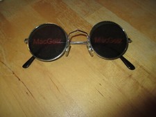 MäcGeiz Sonnenbrille Gag Kostüm Karneval Neon