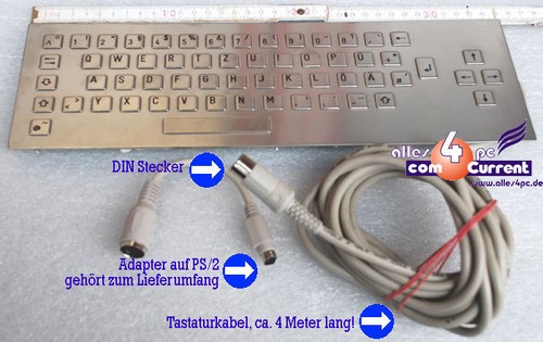 Vandalismussichere tastatur - vandalismussichere,