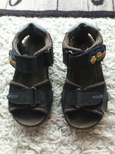 Elefanten Sandalen Sesamstraße Ernie Bert Krümelmonster Gr.26 Blau Schwarz 