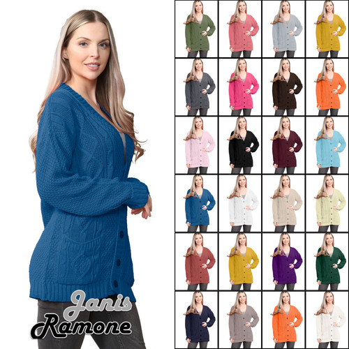 Damen opa strickjacke - damen,
