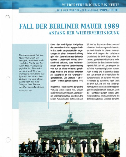 Fall der berliner mauer - 1989,
